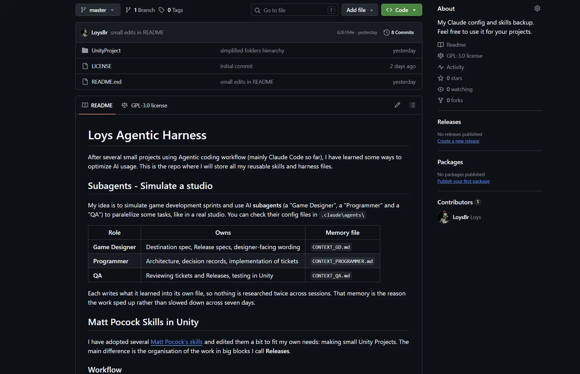 My Unity Agentic Harness thumbnail
